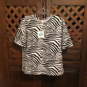 Cloud ten zebra top